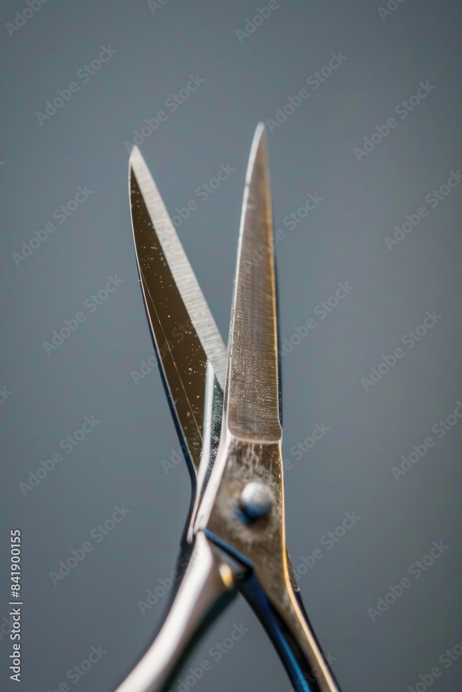 Aufkleber a pair of scissors sitting on a table