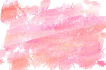 Fototapeta premium Red and yellow watercolor stripes. Meant as background