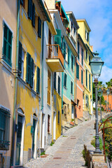 glimpse of Bogliasco Genoa Liguria Italy