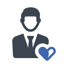 Men heart Icon