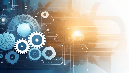 Obraz premium abstract technology background