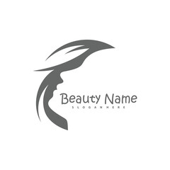 Vector logo design for beauty salon, hair salon, cosmetic