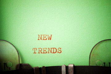 New trends phrase