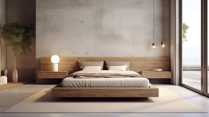 Interior design of bedroom