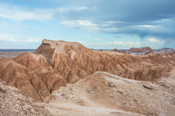 View of the Vallecito at the Atacama Desert - Atacama, Chile