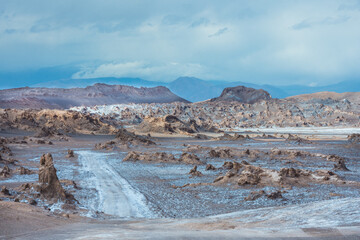 View of the Vallecito at the Atacama Desert - Atacama, Chile