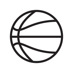 Basketball ball silhouette vector.  Ball icon, vector. Basketball flat icon. Soccer icon. Basketball logo, Sports equipment, symbol illustration. Vector illustration. volleyball vector.