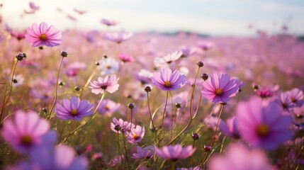 Naklejka premium field of flowers