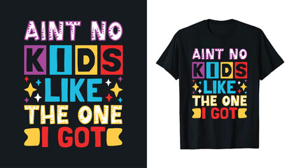 Best Selling Family and kids Typography t-shirt design