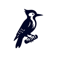 bird silhouette Clip art isolated vector illustration on white background