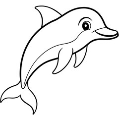 Obraz premium dolphin illustration