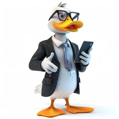 Obraz premium Ducks cartoon SoftwareDevelopersuit