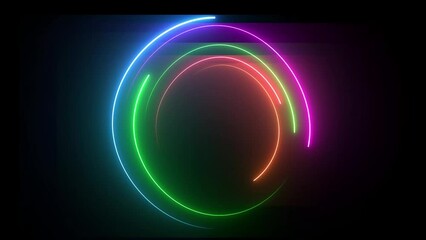 3d render, glowing vertical neon wavy lines, isolated on black, geometric background. Ultraviolet spectrum. Modern minimal concept - Powered by Adobe