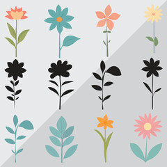 seamless pattern with flowers