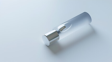perfume bottle isolated on black, luxury product pieces, and background white, AI image
