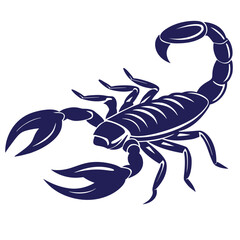 Scorpio illustration isolated on white background