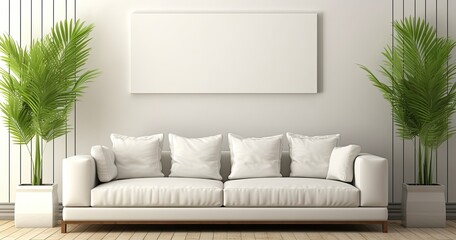 modern interior mock up