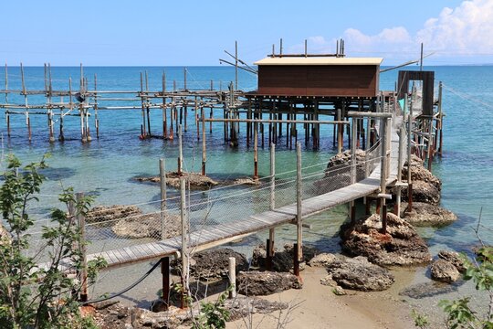 Vasto Marina - Trabocco Trave sui resti del porto romano