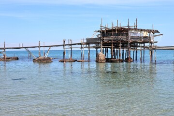 Vasto Marina - Trabocco Cungarelle dalla riva