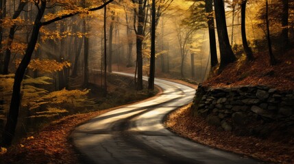 Obraz premium morning in the forest