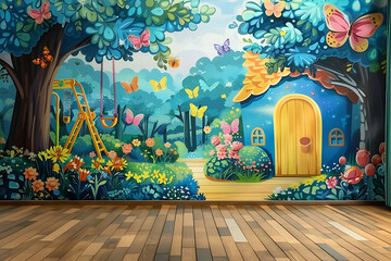 Preschool Daycare Digital Backdrop: Instant Download Bundle Pack for Buyers, Perfect for Early Learning and Classroom Decor