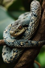 Obraz premium snakes embrace
