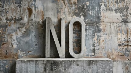 Concrete Refusal and Rejection concept art poster.