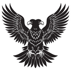 Eagle Simple Silhouette Vector illustration