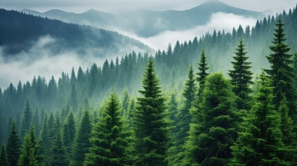 morning in the mountains