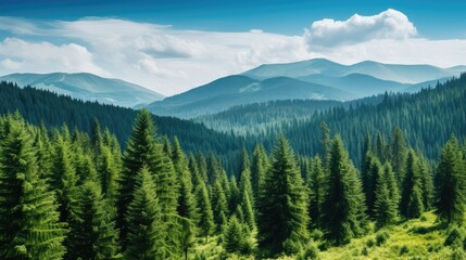 Fototapeta premium mountains in the morning