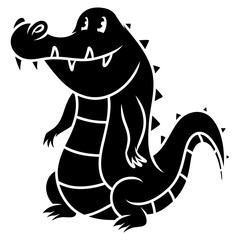 crocodile icon cartoon