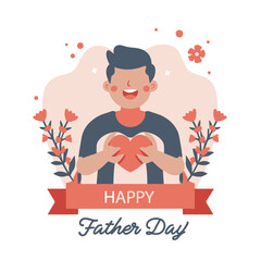 Happy Father's Day Social Media Design Banner