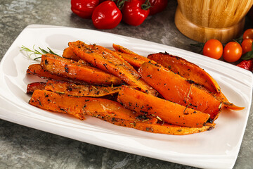 Baked batat with with spices