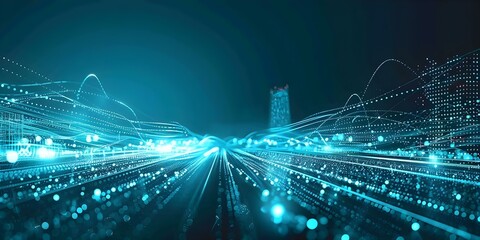 Utilizing digital tech for global connectivity and innovation to boost efficiency. Concept Digital Transformation, Global Connectivity, Innovation, Efficiency Optimization, Technology Integration