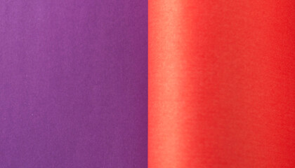 Fototapeta premium Paper texture. Color paper. Two blank colored sheets of paper. Abstract texture background