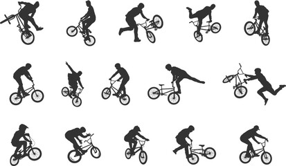 Bmx cycling silhouette, Bmx stunt silhouette, Bmx cyclist silhouette, Bmx cycling svg, Bmx cyclist svg, Bmx svg, Bmx silhouette