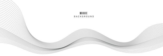 Abstract background with lines and smoke waves	
