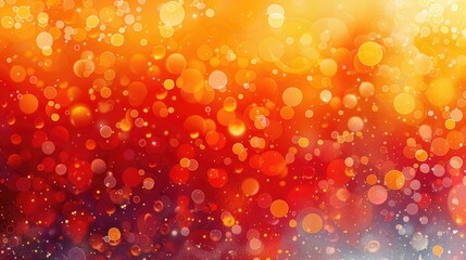 Abstract orange background with dots, waves and circles. wallpaper in the style of modern artists