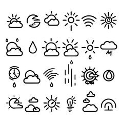 Rain icon, storm icon, weather icon, climate icon, meteorology icon, wind icon, snow icon, moon icon, thunderstorm icon, temperature icon, sun icon, cloud icon, nature icon, sky icon, winter icon,