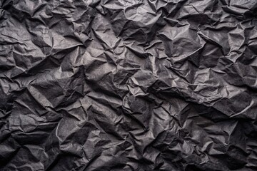 Black crumpled paper texture with creases, black, crumpled, paper, texture, dark, background, blank, wrinkled, creased, folded, close-up, macro, abstract, grunge, old, textured, detail