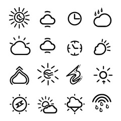Rain icon, storm icon, weather icon, climate icon, meteorology icon, wind icon, snow icon, moon icon, thunderstorm icon, temperature icon, sun icon, cloud icon, nature icon, sky icon, winter icon,