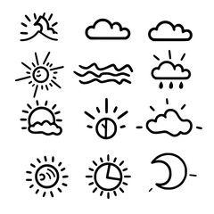 Rain icon, storm icon, weather icon, climate icon, meteorology icon, wind icon, snow icon, moon icon, thunderstorm icon, temperature icon, sun icon, cloud icon, nature icon, sky icon, winter icon,