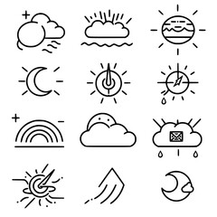 Rain icon, storm icon, weather icon, climate icon, meteorology icon, wind icon, snow icon, moon icon, thunderstorm icon, temperature icon, sun icon, cloud icon, nature icon, sky icon, winter icon, clo