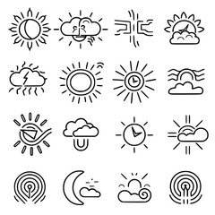 Rain icon, storm icon, weather icon, climate icon, meteorology icon, wind icon, snow icon, moon icon, thunderstorm icon, temperature icon, sun icon, cloud icon, nature icon, sky icon, winter icon, clo