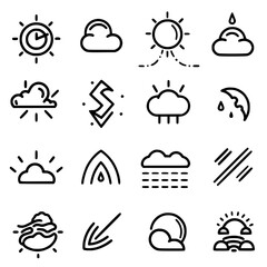 Rain icon, storm icon, weather icon, climate icon, meteorology icon, wind icon, snow icon, moon icon, thunderstorm icon, temperature icon, sun icon, cloud icon, nature icon, sky icon, winter icon, clo