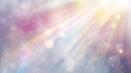 Abstract Light Rays and Sparkles Background, Generative AI
