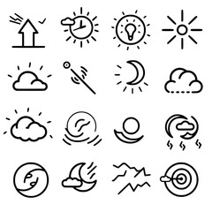 Rain icon, storm icon, weather icon, climate icon, meteorology icon, wind icon, snow icon, moon icon, thunderstorm icon, temperature icon, sun icon, cloud icon, nature icon, sky icon, winter icon, clo