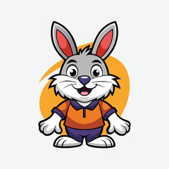 Cute Rabbit Mascot