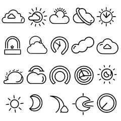 Rain icon, storm icon, weather icon, climate icon, meteorology icon, wind icon, snow icon, moon icon, thunderstorm icon, temperature icon, sun icon, cloud icon, nature icon, sky icon, winter icon, clo