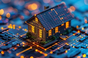 Enhanced Visualization of Energy Efficiency Data Transforms Building Audit and Insulation Photo into Engaging Image